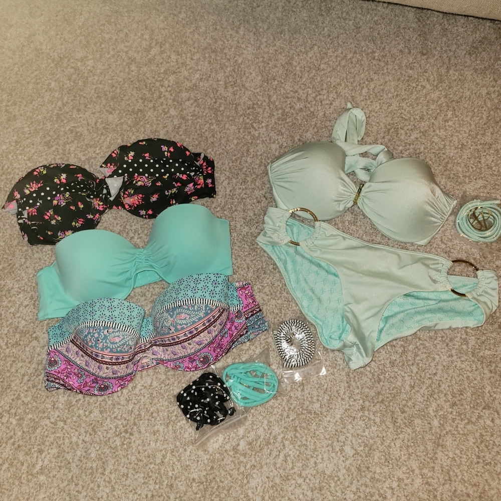 Victoria Secret 34C bikini top lot and set